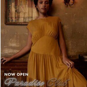 Universal Standard NWT Size 0-00 Paloma Tiered Cupro Dress